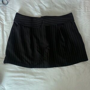 SOLD Black & White Pinstripe Women's Skort